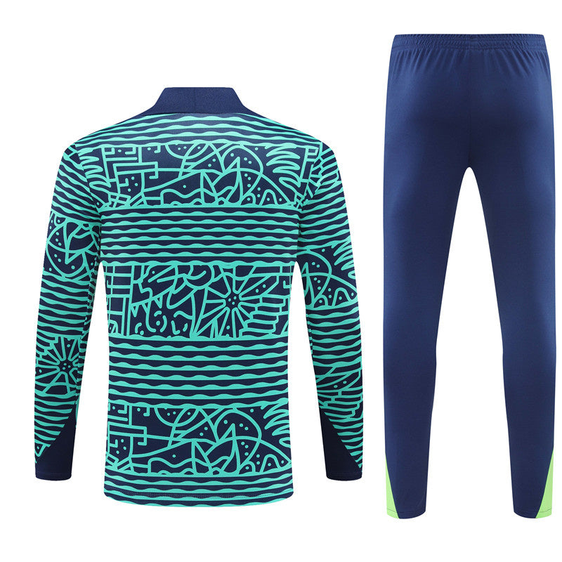 Brasilien Trainingsanzug Navy Blue